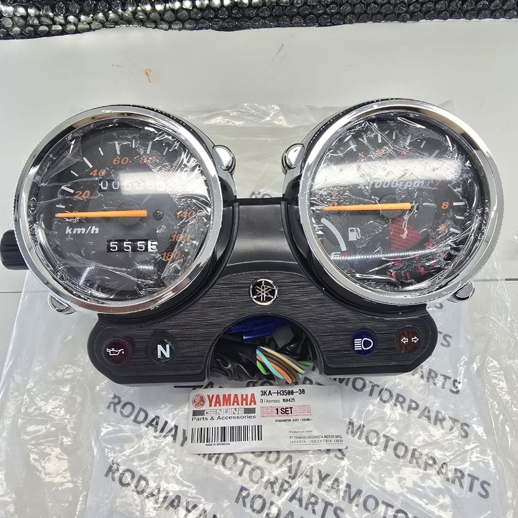 3KA-H3500-30 Speedometer Assy Speedometer Yamaha RX King New BLACK OEM