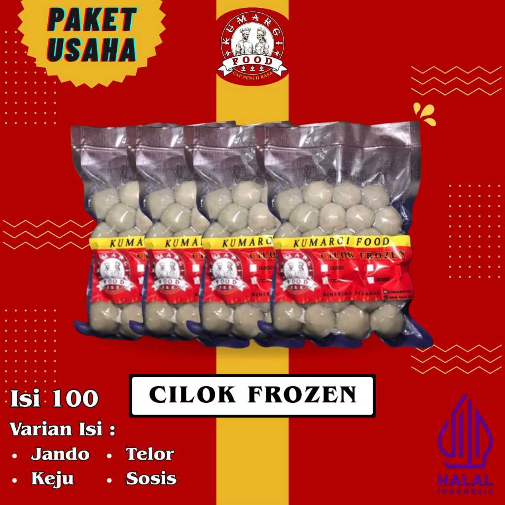 

KuamargiFood Cilok Aci Kekinina Isi 100 Paket Murah Bisa COD