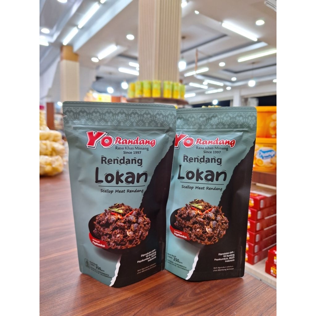 

Rendang Lokan YO Randang [250gr] — Makanan Khas Minang || Sanjai Rina