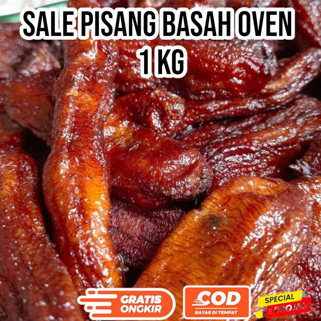 

sale pisang basah oven madu asap