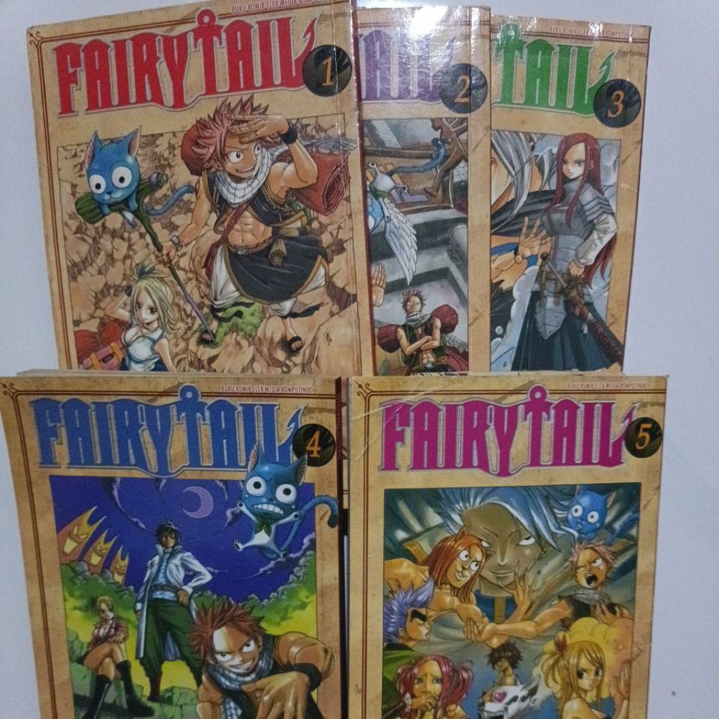 komik fairy tail set 1-5 bekas