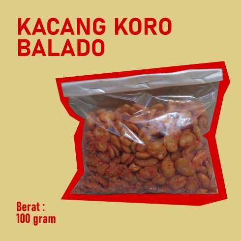 

Kacang Koro Kupas Balado - 100 gram