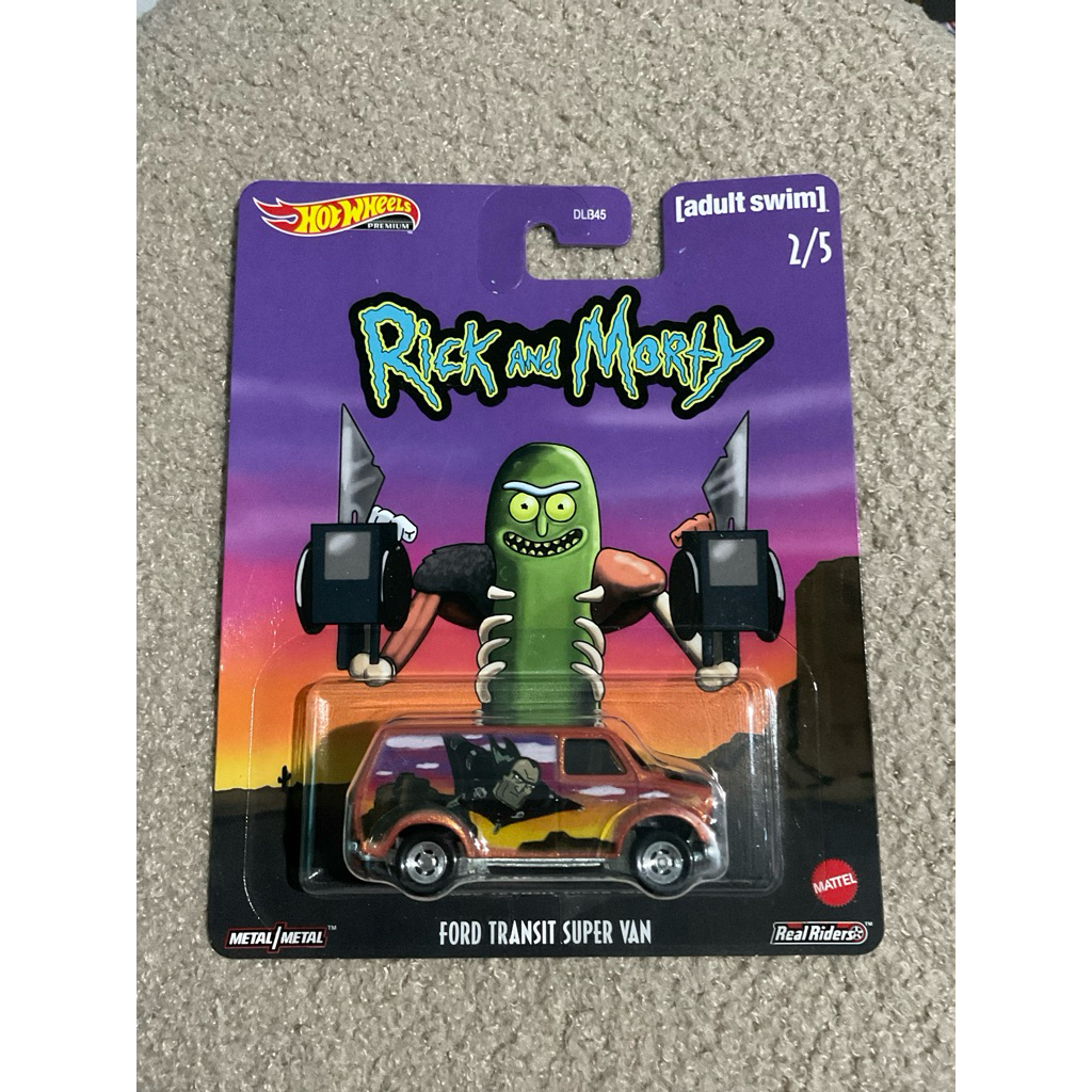 Hot Wheels Premium - Rick and Morty - Ford Transit Super Van