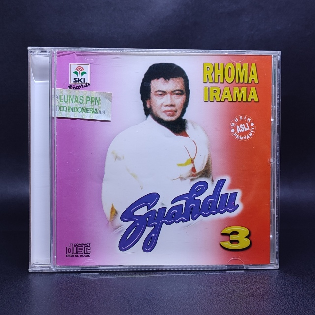 CD RHOMA IRAMA - SYAHDU 3 ORIGINAL SEGEL