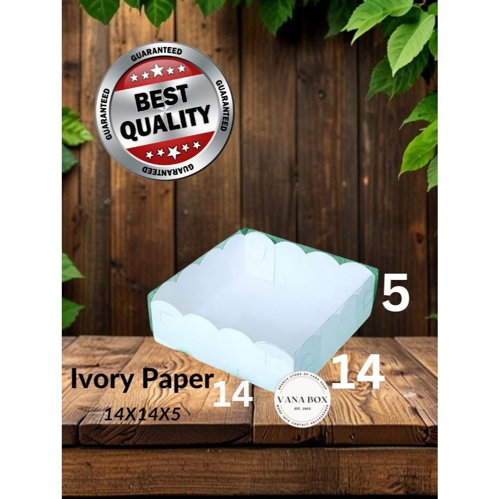 

BOX MIKA PUTIH - DUS HAMPERS - KOTAK PIZZA 14x14x5 (ISI : 10 PCS)