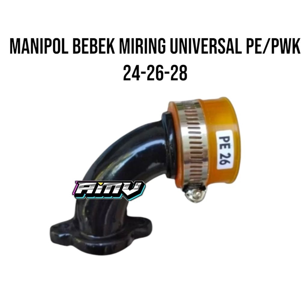 intake manipol bebek miring Murah pnp karbu pwk pwl pe king dll ukuran pe 24 26 28 manipol miring