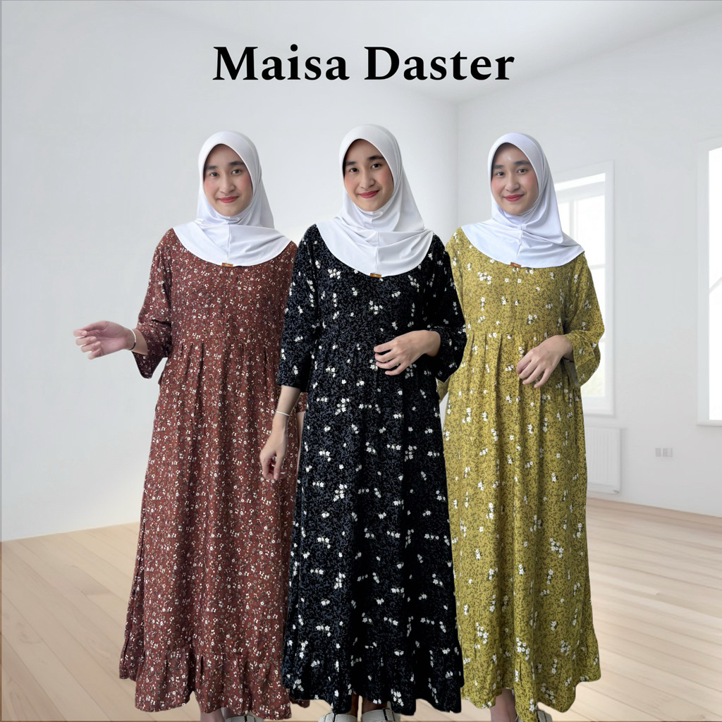 PROMO DISKON Daster Rayon Premium Lengan 3/4 Busui Friendly Homedress Wanita Daster 7/8 Motif