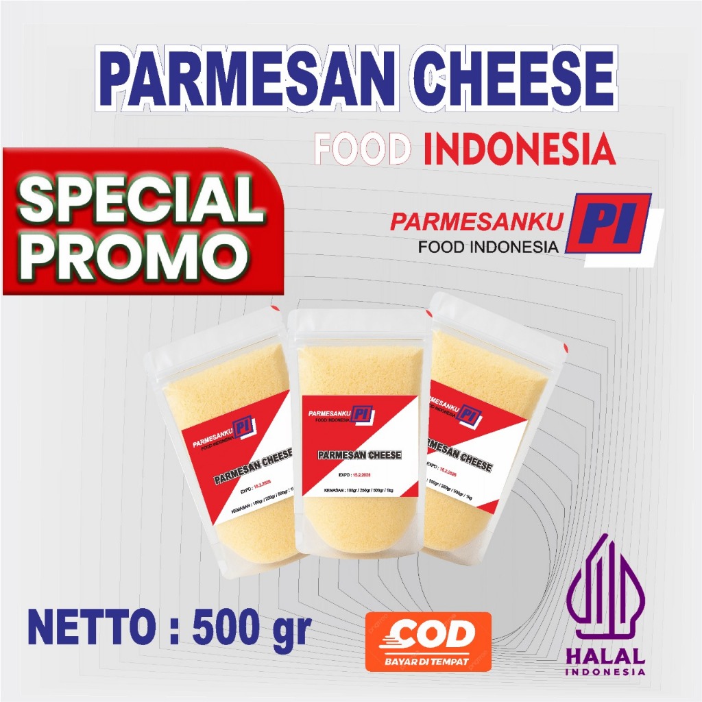 

keju parmesanku harga promo 500 gr