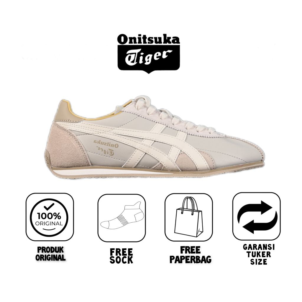 Onitsuka tiger mexico 66 Runspark Grey white / free paperbag & kaoskaki