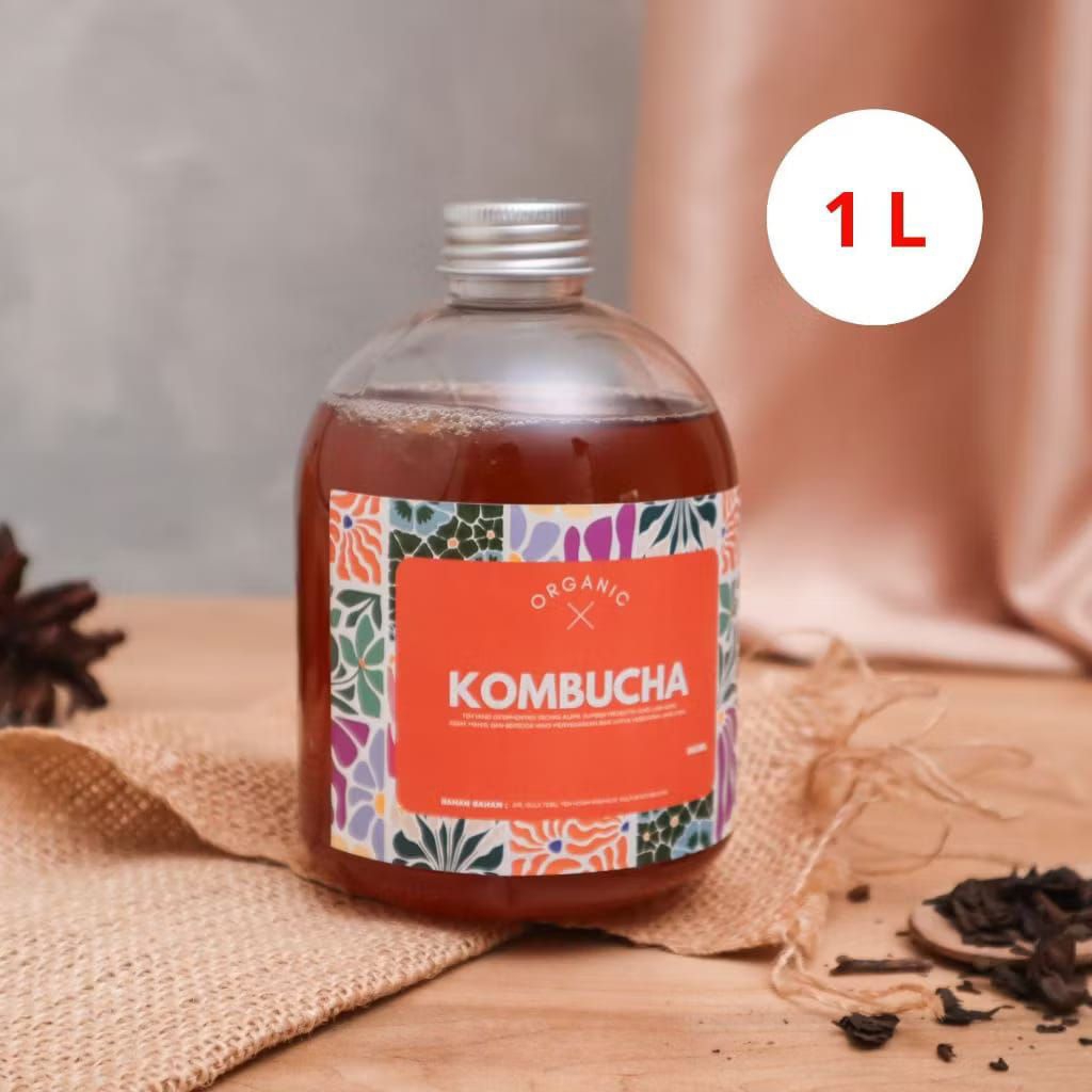 

1 LITER Kombucha Tea | Minuman Kombucha siap minum