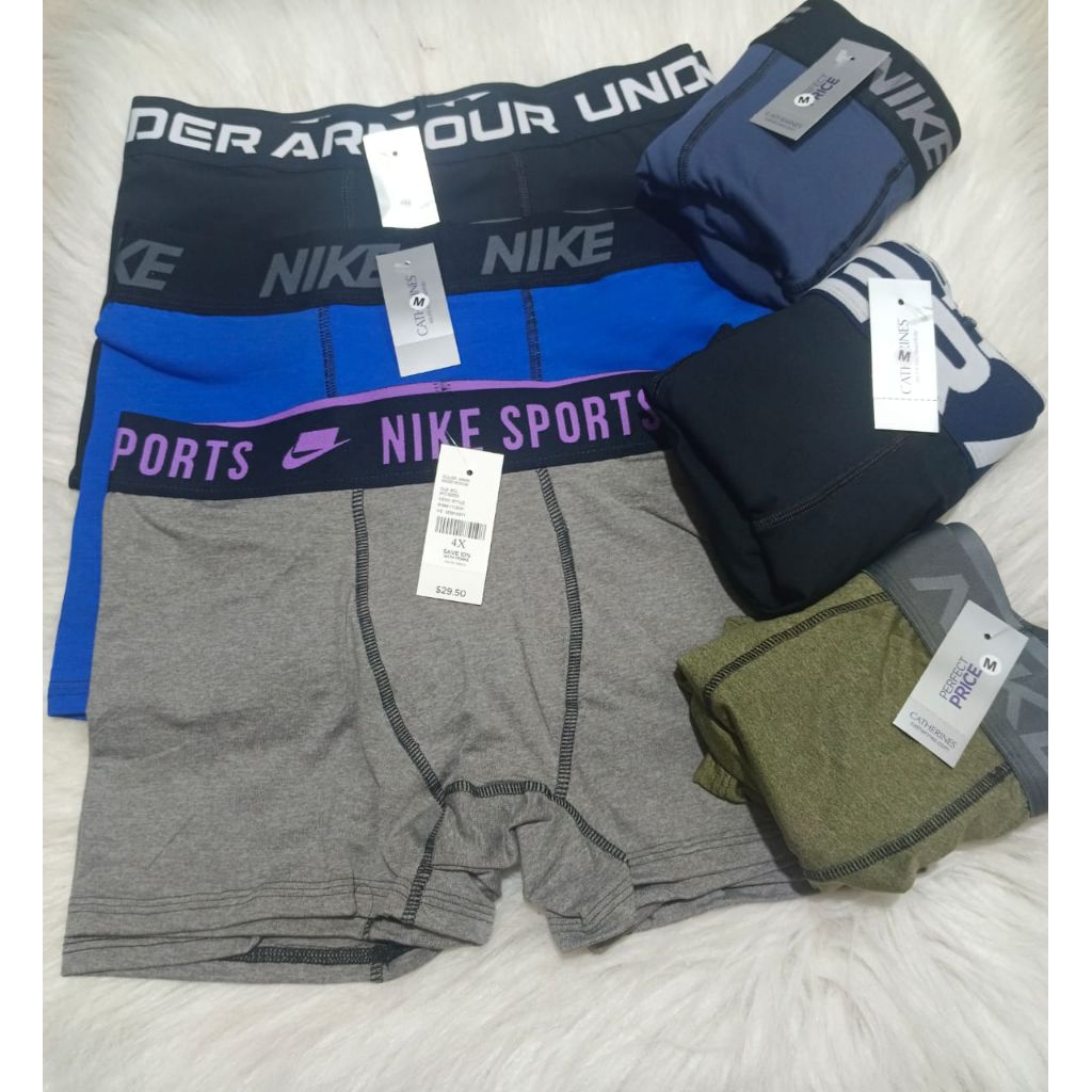 Celana dalam Nike sport pria isi 6pcs celana dalam boxer