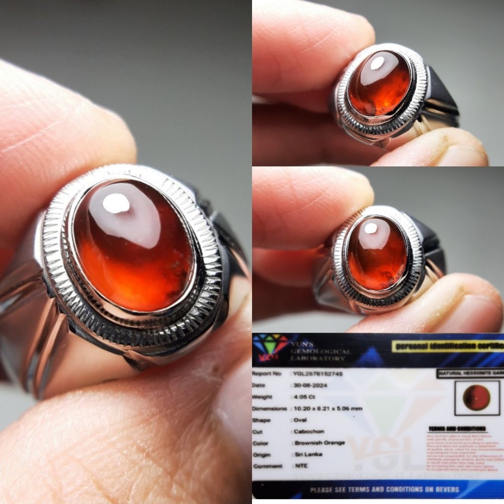 Natural Hessonite Garnet Batu Garnet Merah Black Mamba Oval Cabochon Bukan Bacan Kalimaya Batu Akik