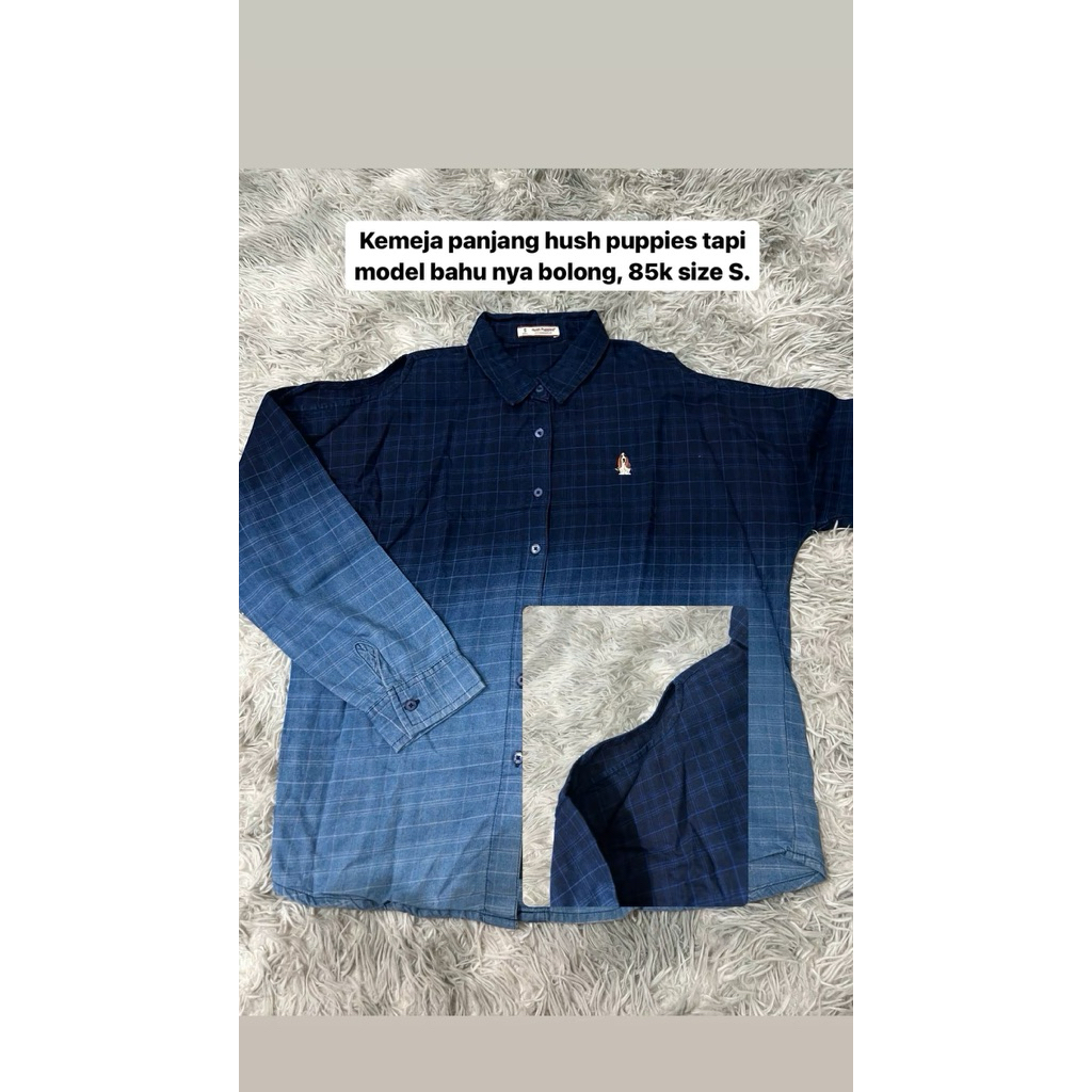 KEMEJA HUSH PUPPIES PRELOVED