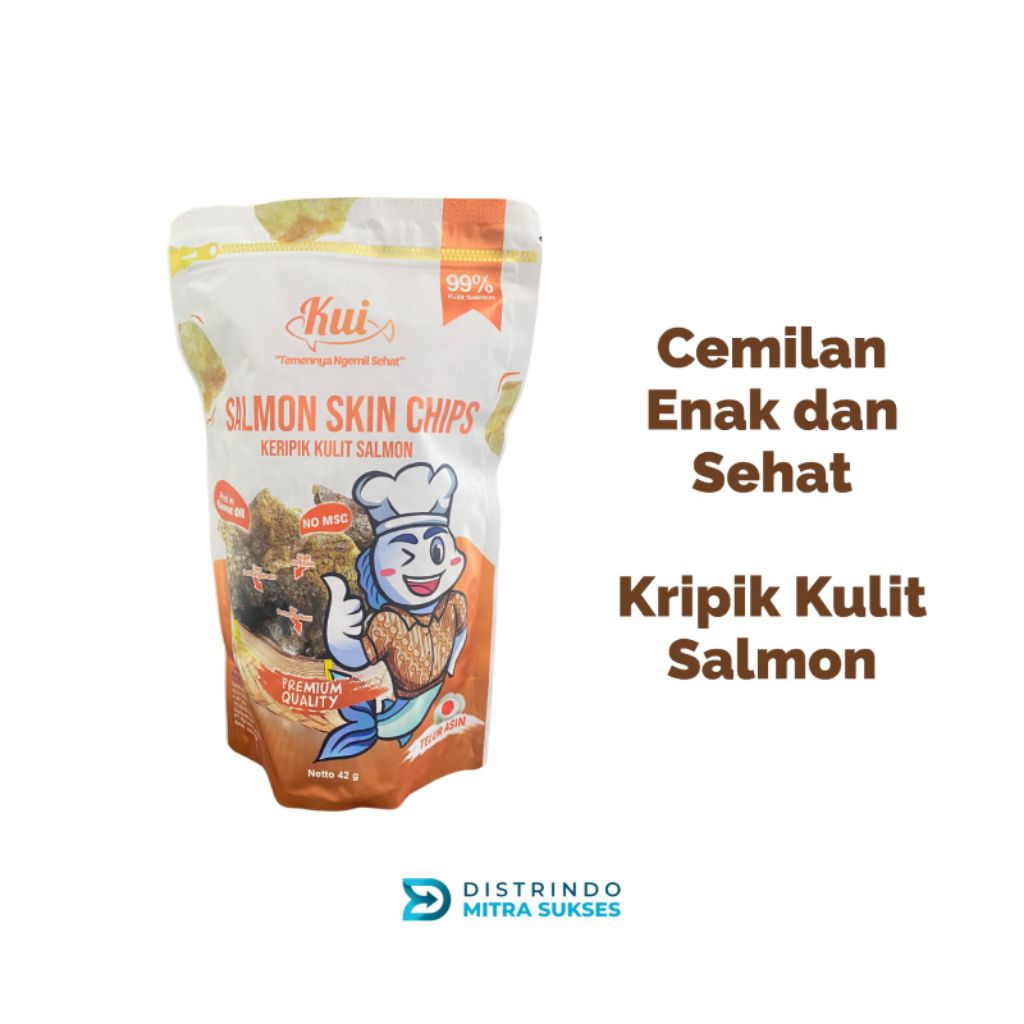 

Kripik Kulit Salmon rasa Telur Asin. Sehat dan Enak