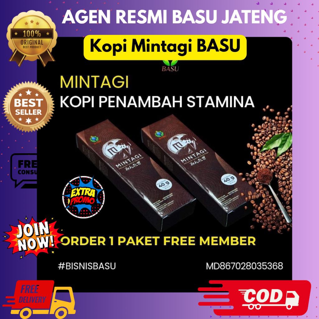 

KOPI MINTAGI BASU TERBAIK UNTUK STAMINA TUBUH 1000℅ ORIGINAL