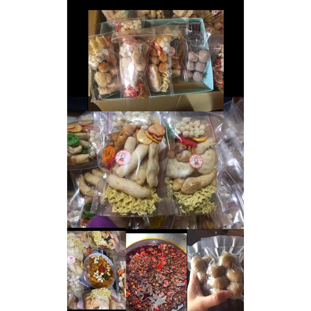 

paket 6 bungkus seblak bumbu basah setan cebol Rp 20.000