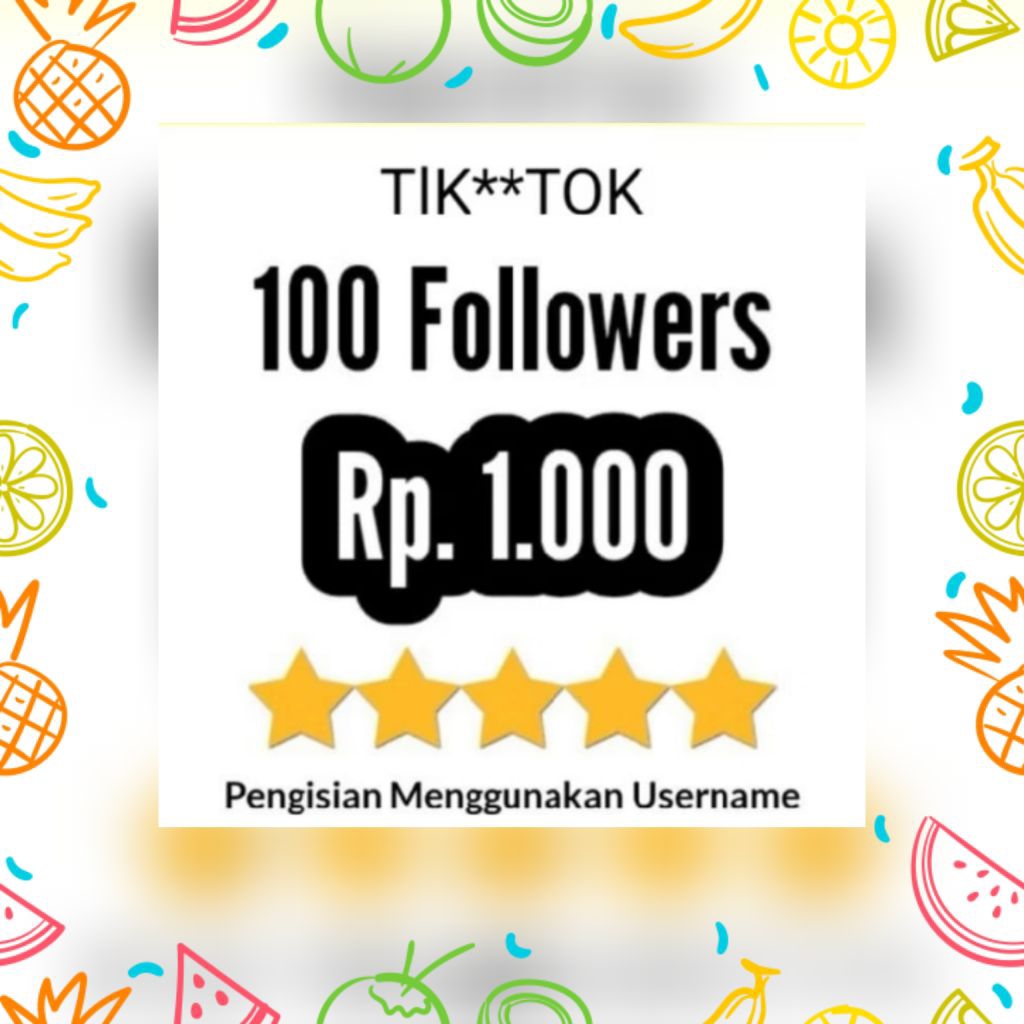 FOLLOWERS TIKTOK PERMANEN