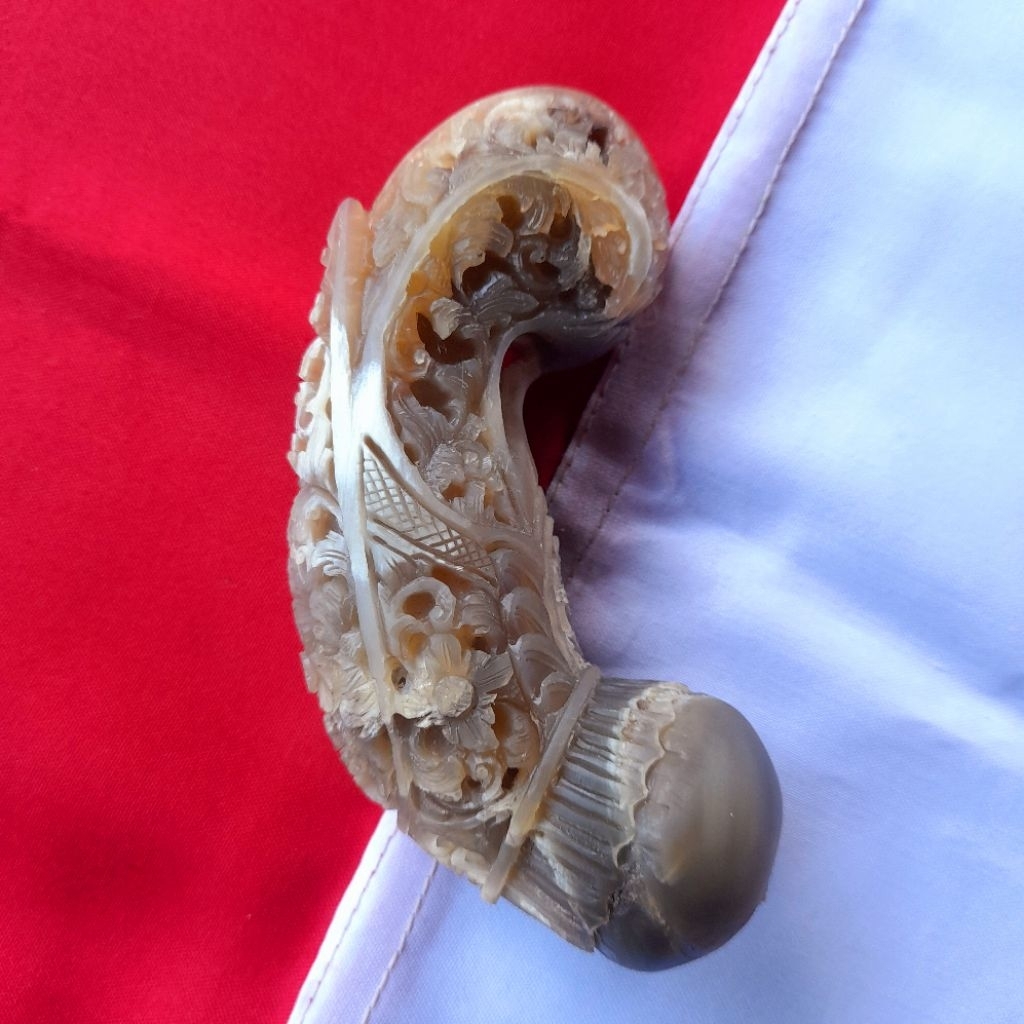 Hulu keris BUGIS Tanduk bule PREORDER [ deder keris [ gagang keris no 111