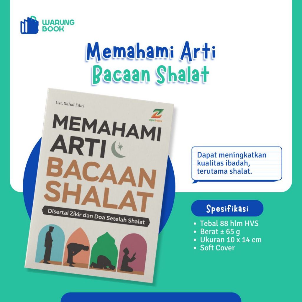 Ziyadbooks Official Memahami Arti Bacaan Shalat doa doa lengkap buku islami agama tentang islam