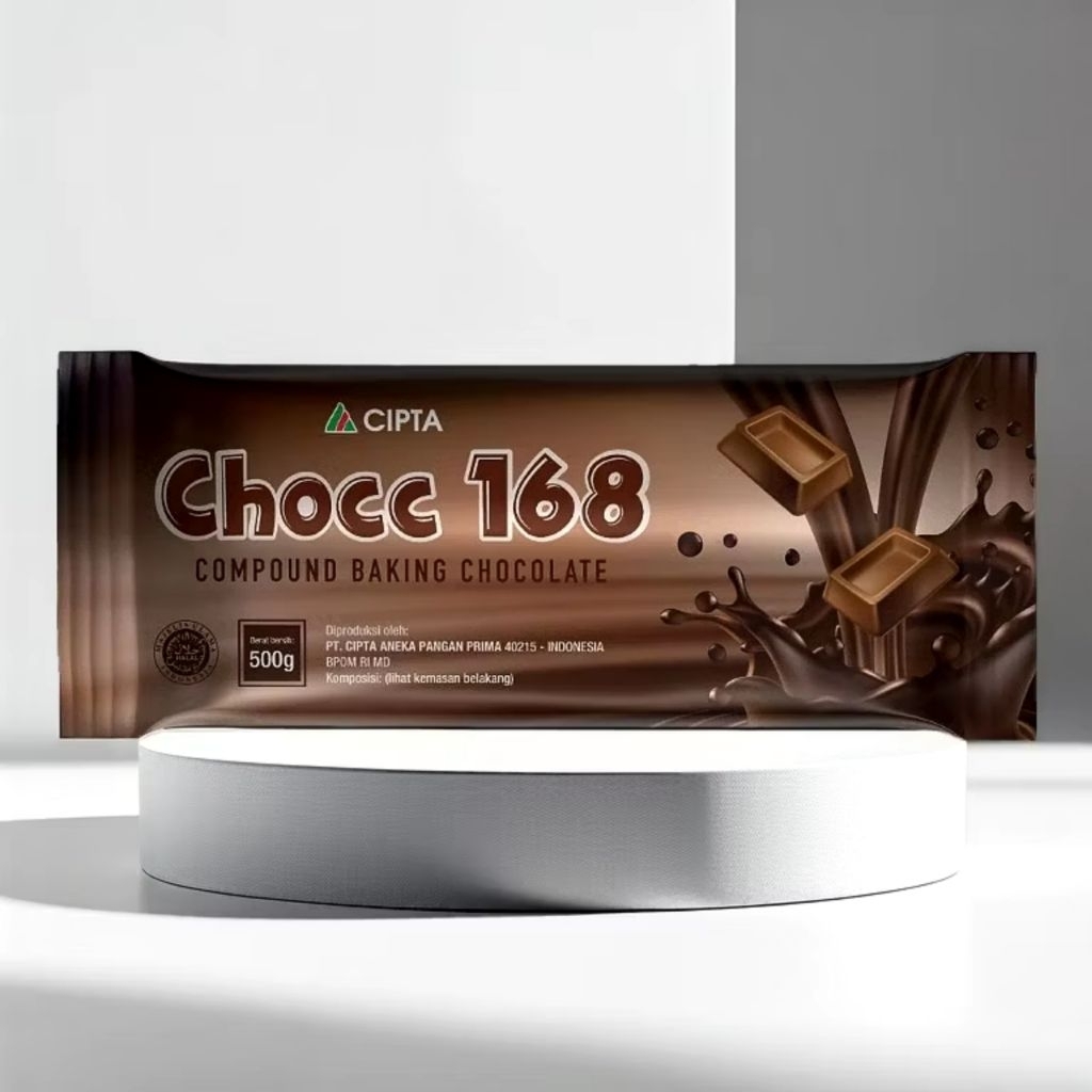 

Chocc 168 Coklat Compound 500GR - Coklat Batang Blok