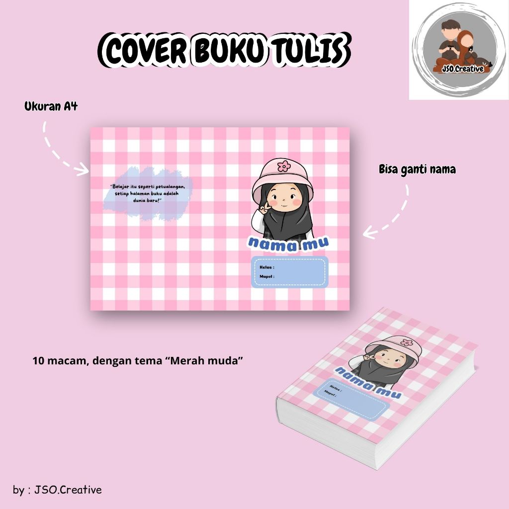 

Buku Tulis Custome lucu anak buku sekolah cover buku tulis anak (Ukuran A4