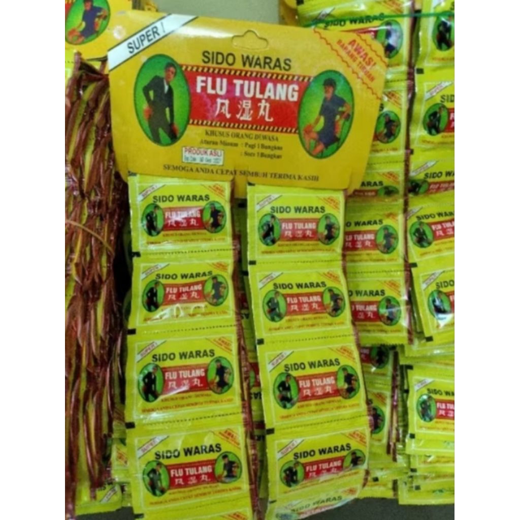 

PAKET 50 RENCENG HANGER SIDOWARAS FLU TULANG ASAM URAT