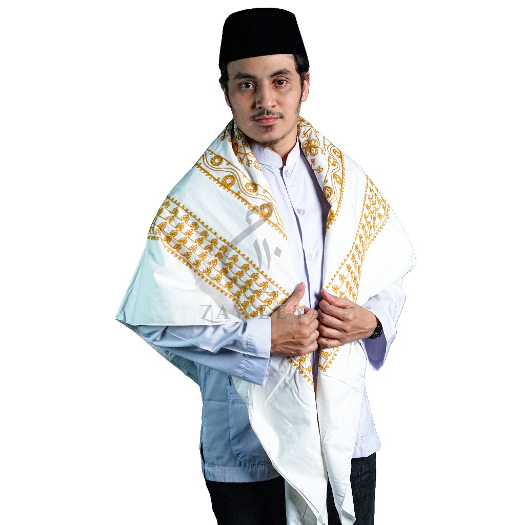 ZAWEEYA Sorban Hijazi Kashmiri TM799 Motif Sulam Premium