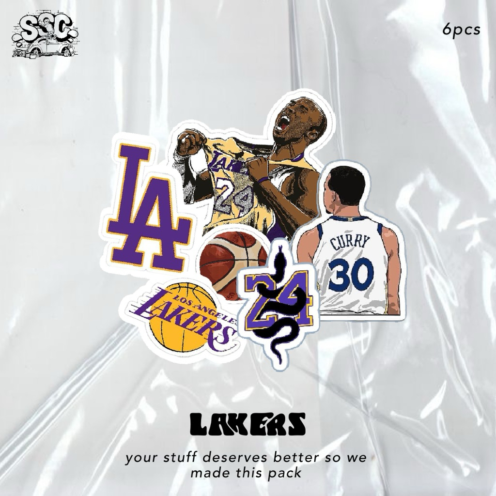 

Basketball Energy Lakers Sticker Pack (6pcs) | Fanmade Style aesthetic keren