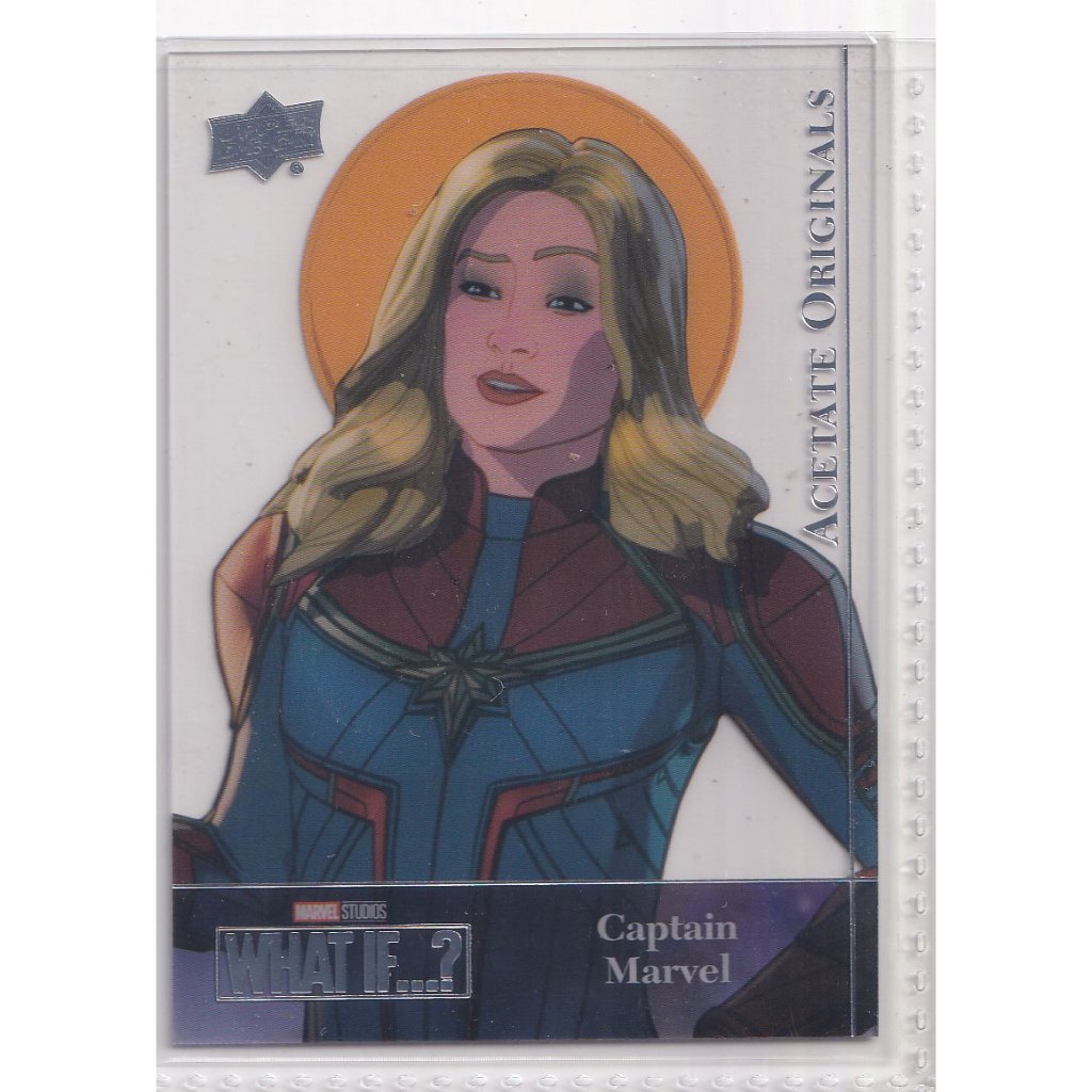 2023 Upper Deck Marvel What If...? Acetate Originals #A11 Captain Marvel