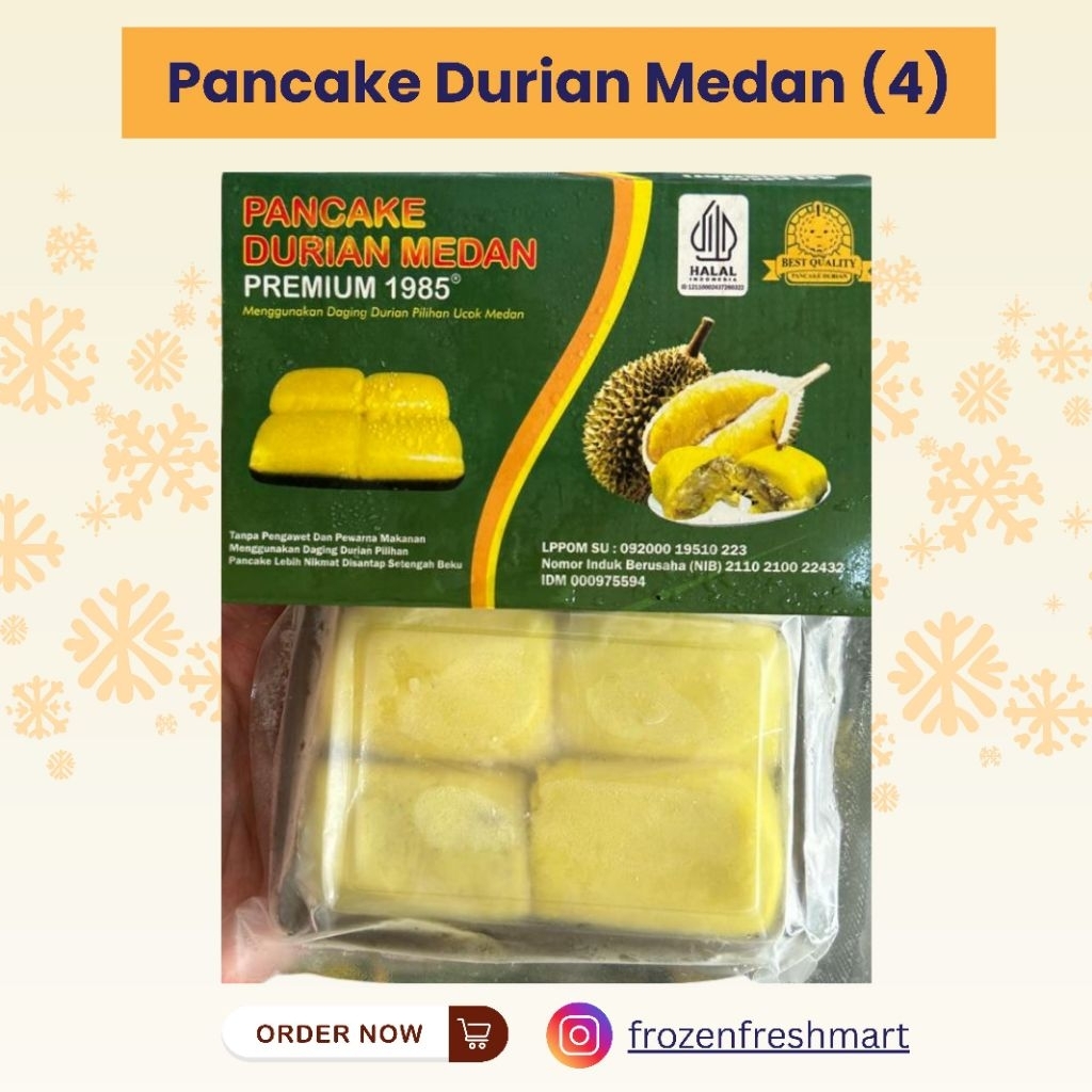 

Pancake Durian Medan isi 4