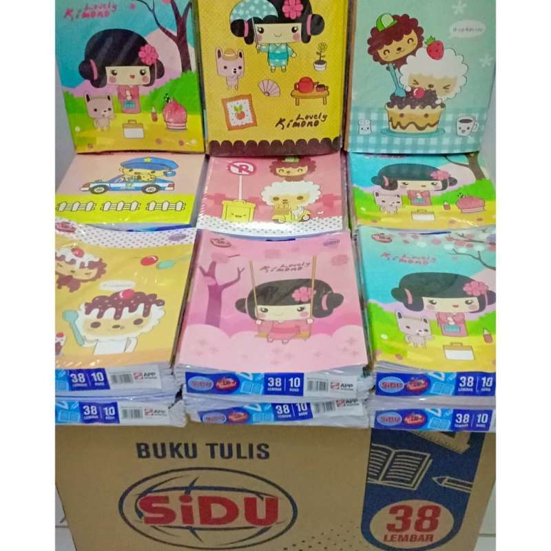 

SATU PACK (10PCS) BUKU TULIS SINAR DUNIA 38LEMBAR SIDU 38