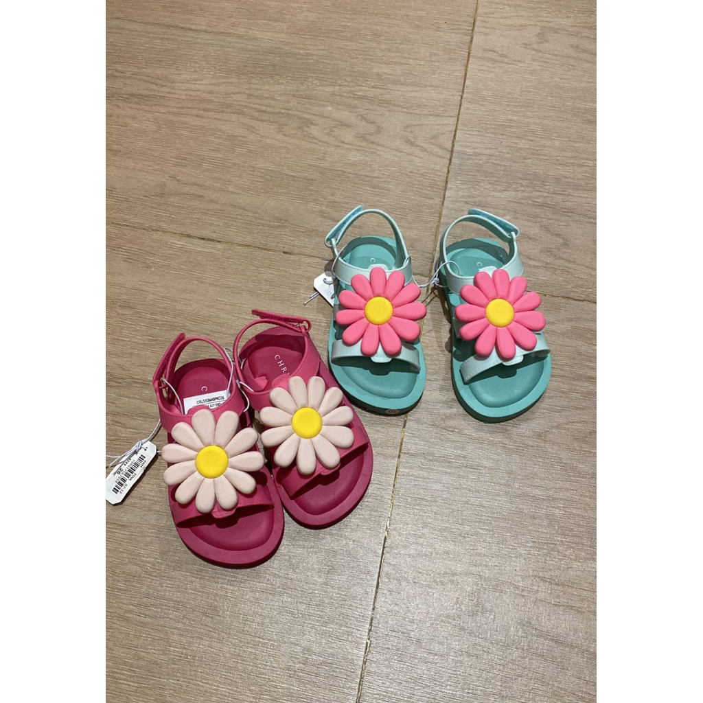 Payless Chrissie Childrens Pam Jelly Sandals - Green
