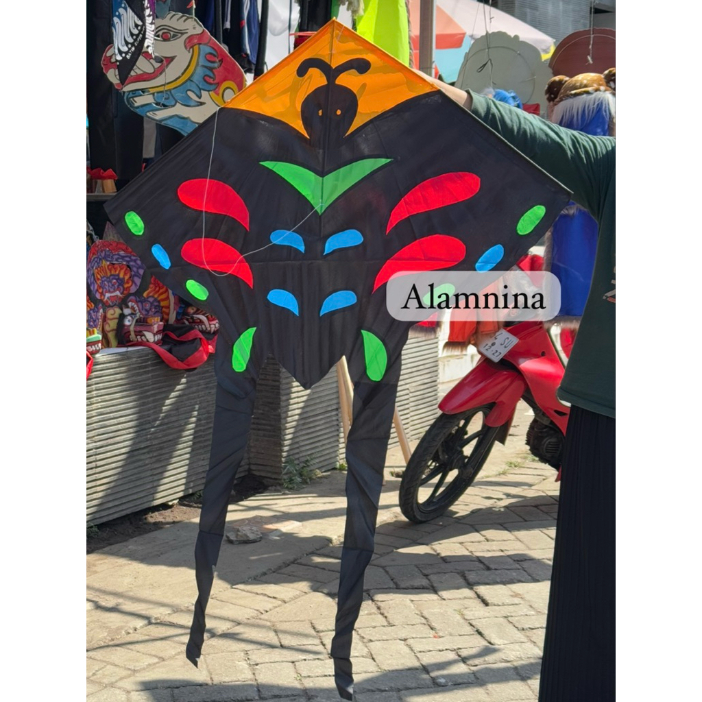 layangan kupu layangan kain layangan terbang