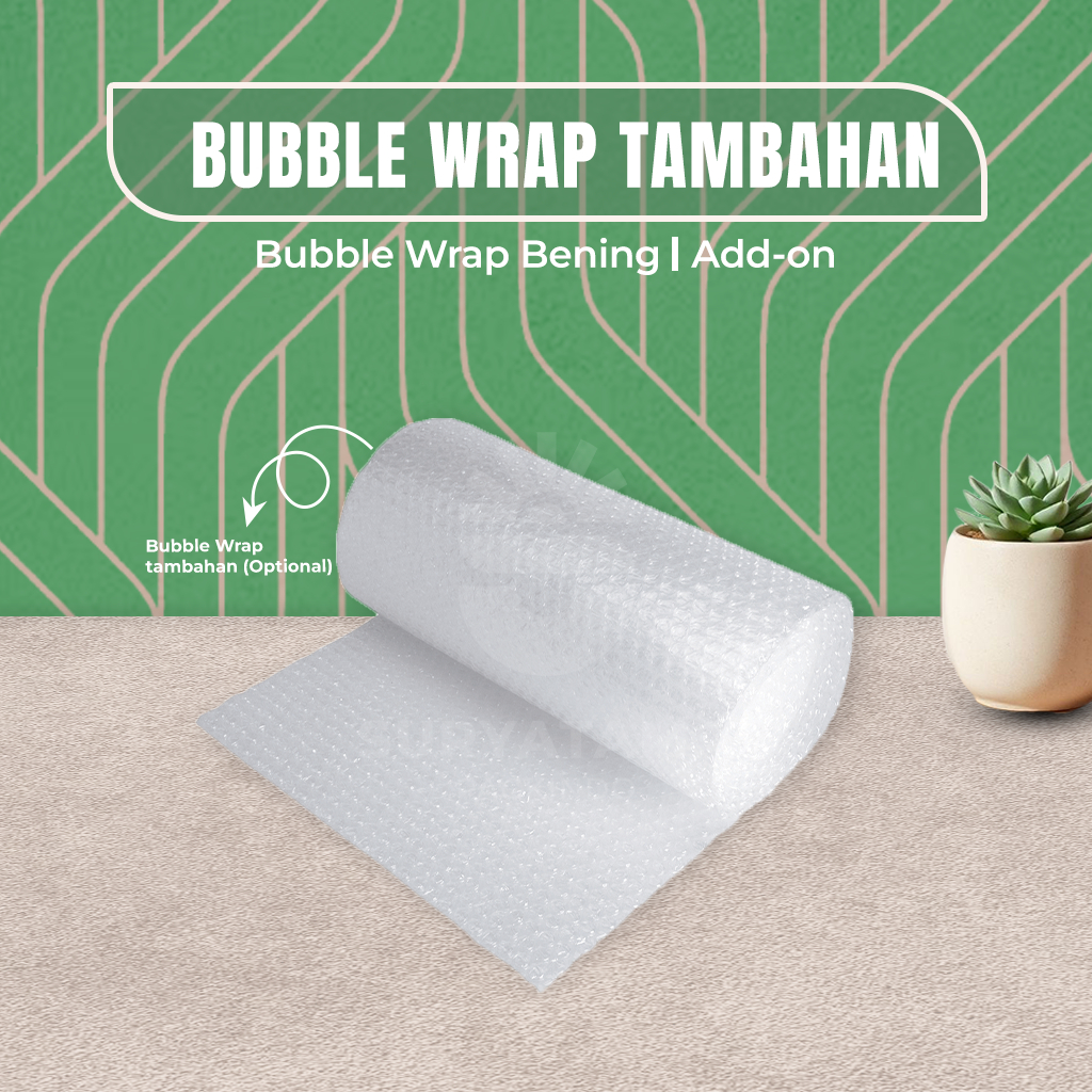 

Bubble Wrap Tambahan | Bening | Add-on