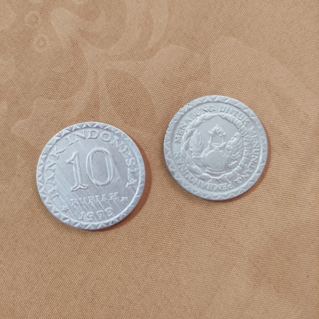 Uang koin kuno 10 rupiah