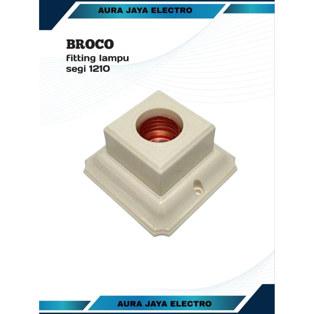 broco fitting lampu segi broco fitting lampu plafon 1210