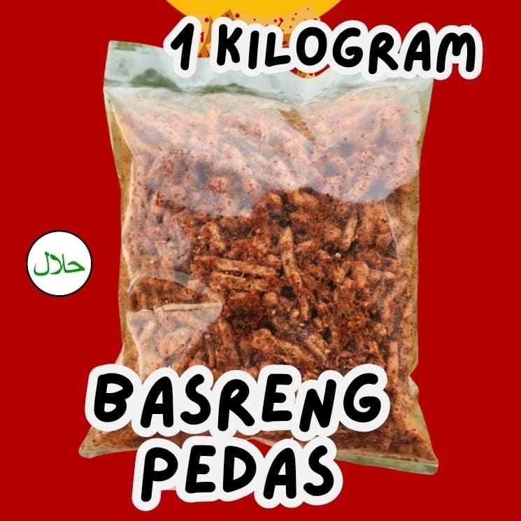 

Basreng Pedas Daun Jeruk viral 1kg Bumbu Melimpah Extra Pedas Daun Jeruk Viral