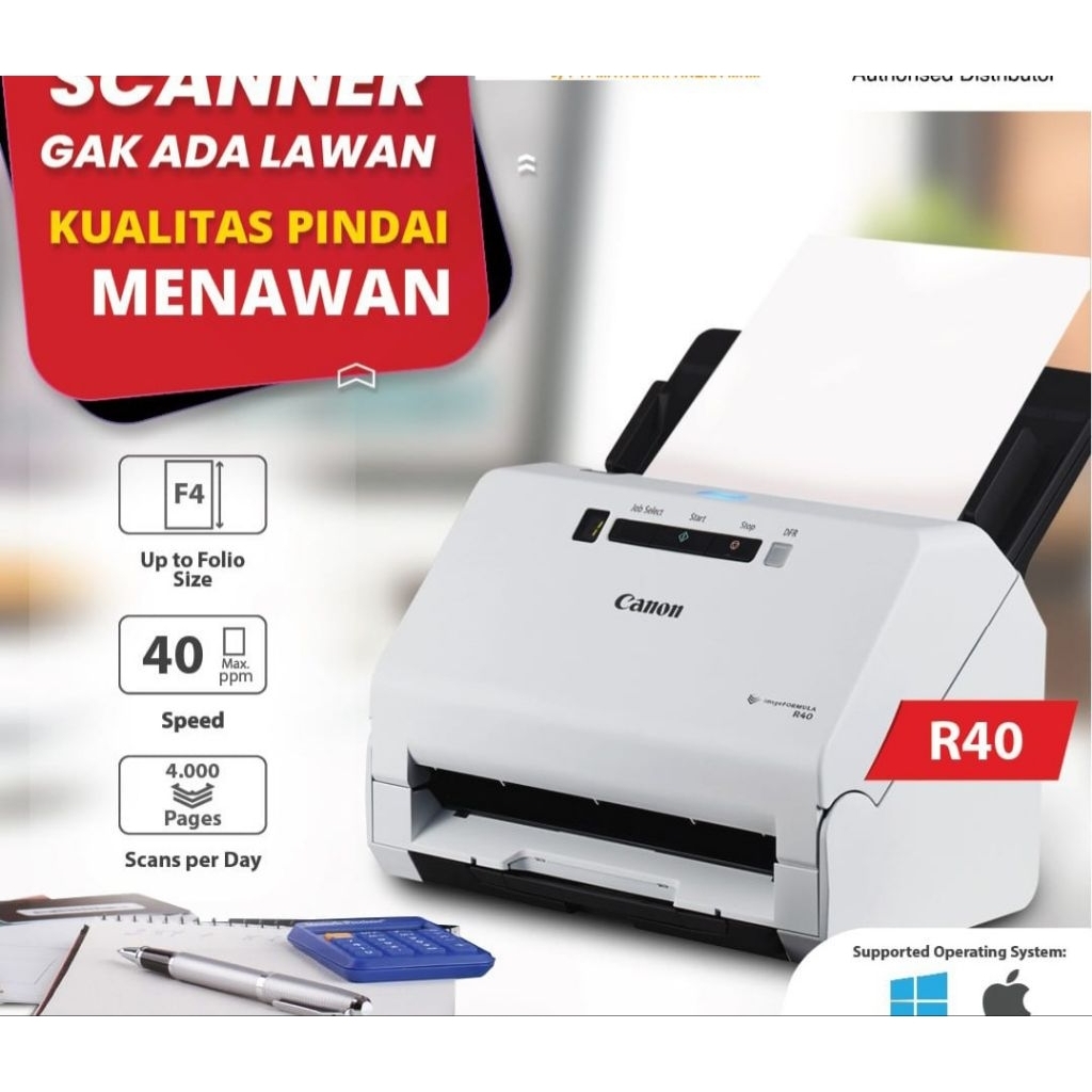 Scanner Canon DR R40 - Desktop ADF Scanner