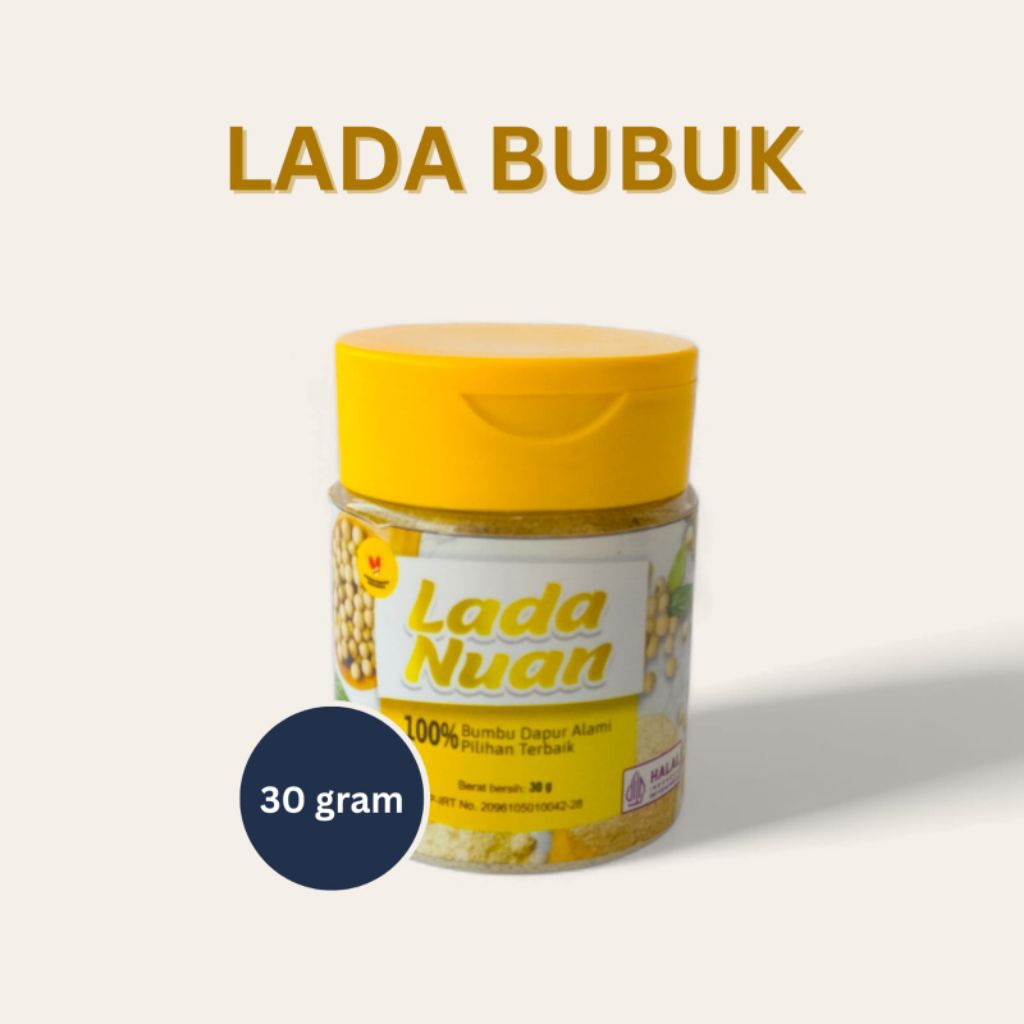 

Lada Nuan Bubuk | 100% Bumbu Dapur Alami Pilihan Terbaik | Halal
