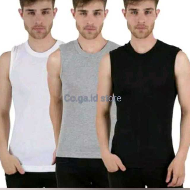 PAKET 5PCS KAOS SINGLET PRIA/KAOS DALAM PRIA/KAOS OLAHRAGA NYAMAN