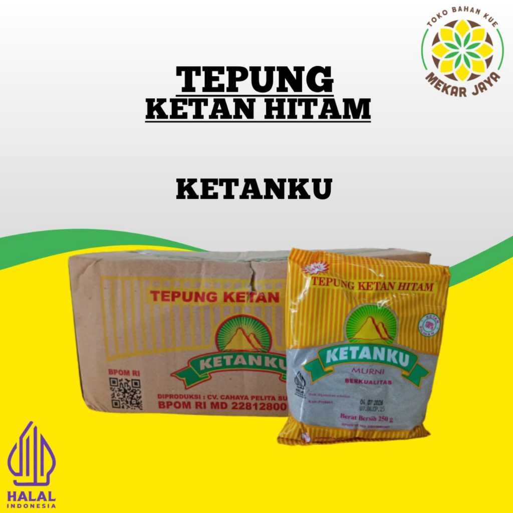 

Tepung Ketan Hitam KETANKU 250G