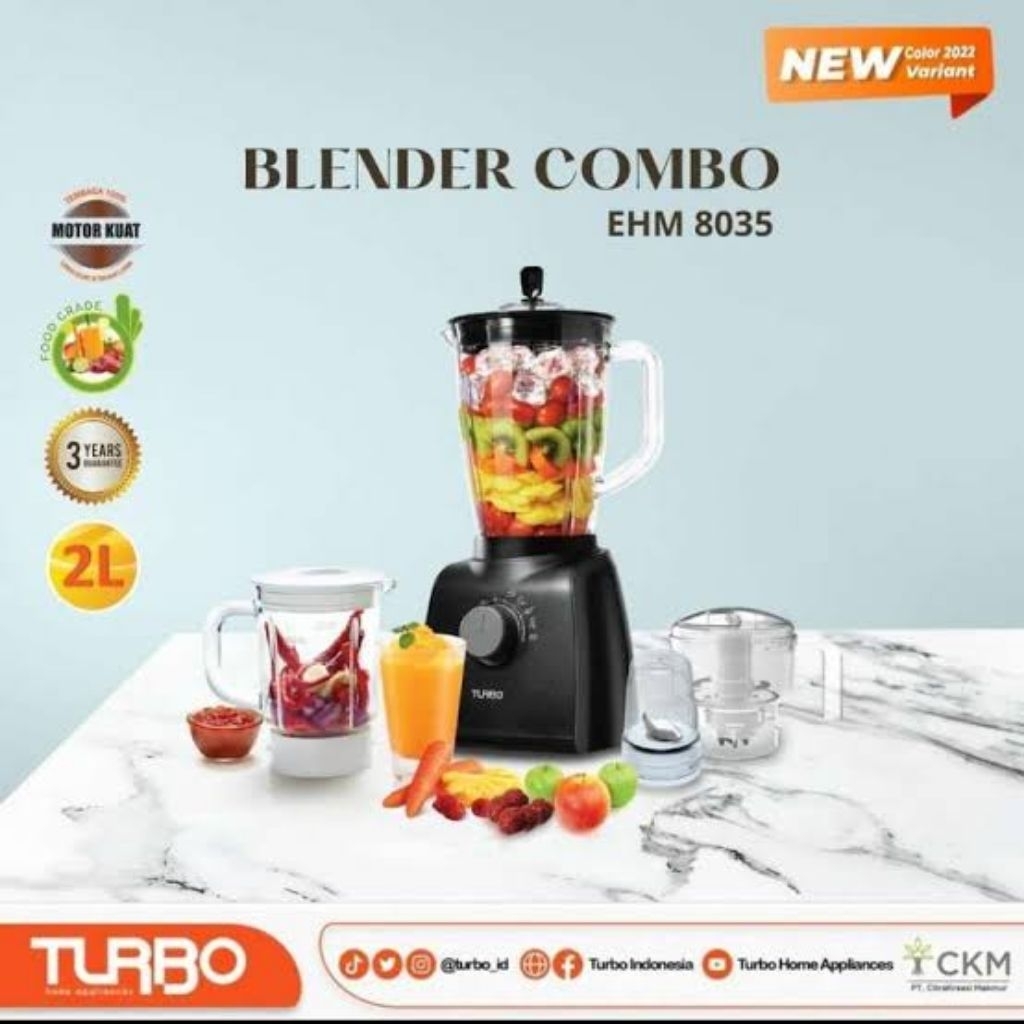 Blender Turbo EHM 8035 Blender Combo Turbo EHM-8035 Blender 4in1 EHM8035