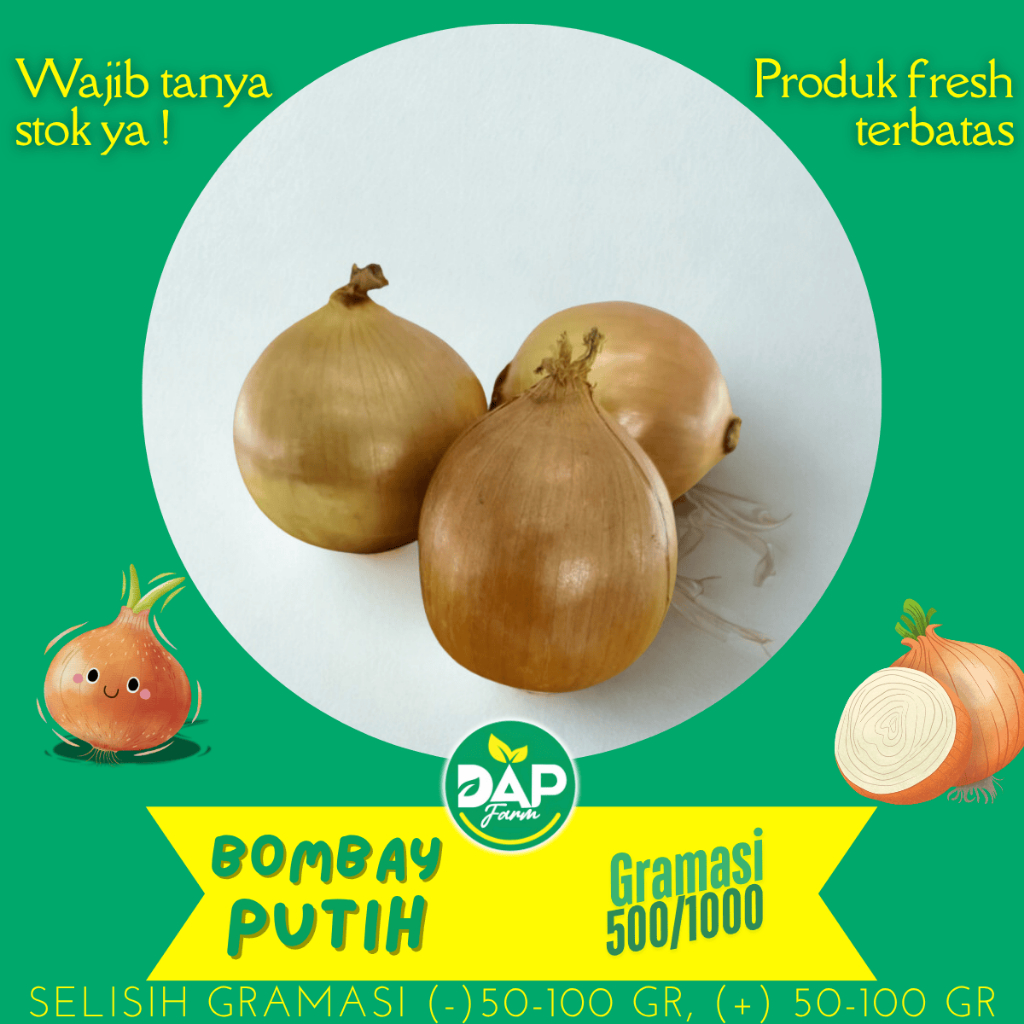 

Bawang Bombay Kulit / Onion / DAP / Sayur Jakarta