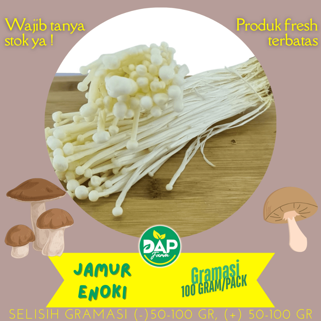 

Jamur Enoki Sayur Segar Jakarta - DAP FARM