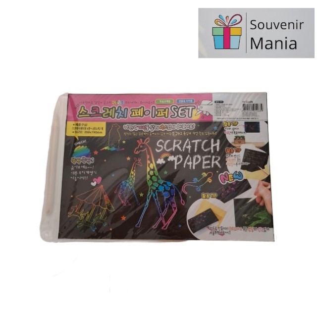 

CUCI GUDANG! Scratch Paper Set Kertas Kerik Mainan Edukasi Diskon Besar