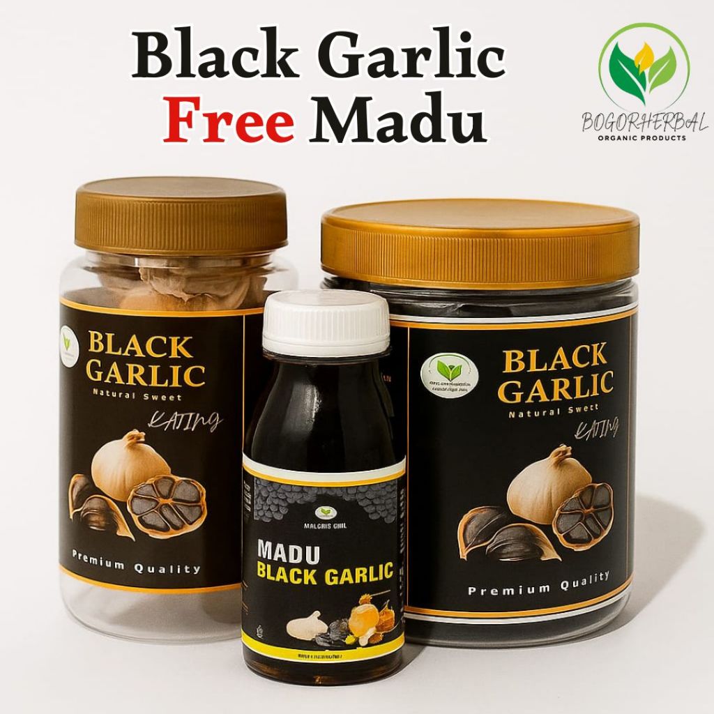 

PAKET HEMAT BLACK GARLIC BAWANG HITAM FREE MADU BAWANG KATING HITAM PERMENTASI