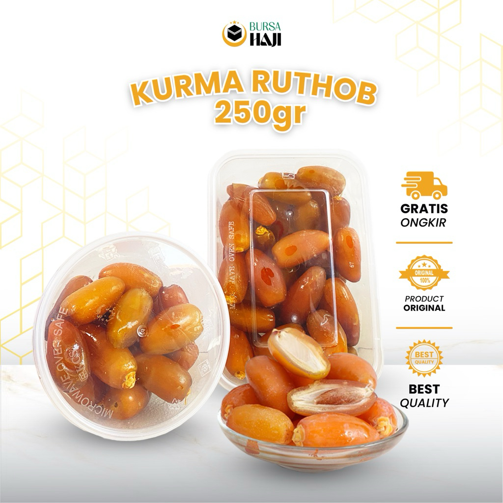 

Kurma Korma Ruthob Ruthab Basah dan Segar Premium 250 Gram Asli Libya Oleh Oleh Haji dan Umroh