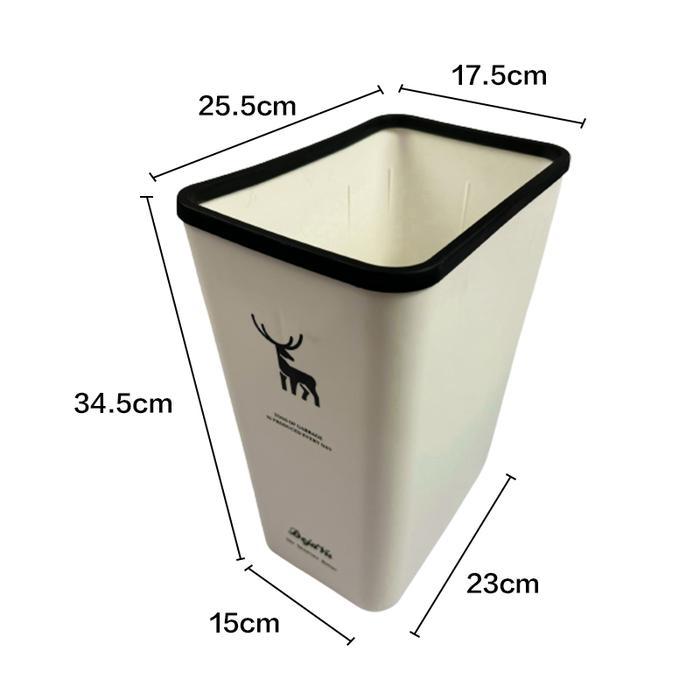 Halu Tempat Sampah Plastik Multifungsi Bentuk Persegi Kapasitas Besar Tempat Sampah Otomatis Dengan 