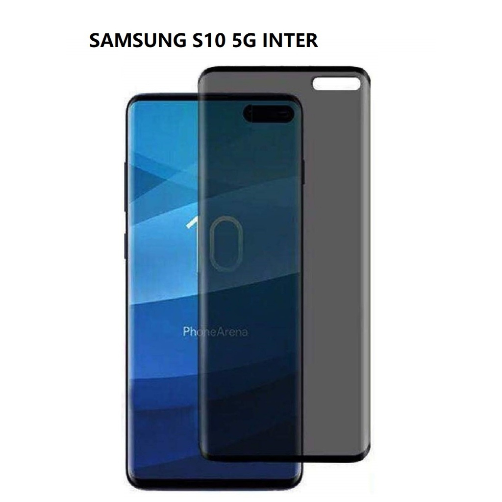 EDGE !! Tempered Ceramic Anti SPY Samsung S10 5G ( INTER ) S25 S24 S24+ S24Ultra S23FE S22 S21 S20 P