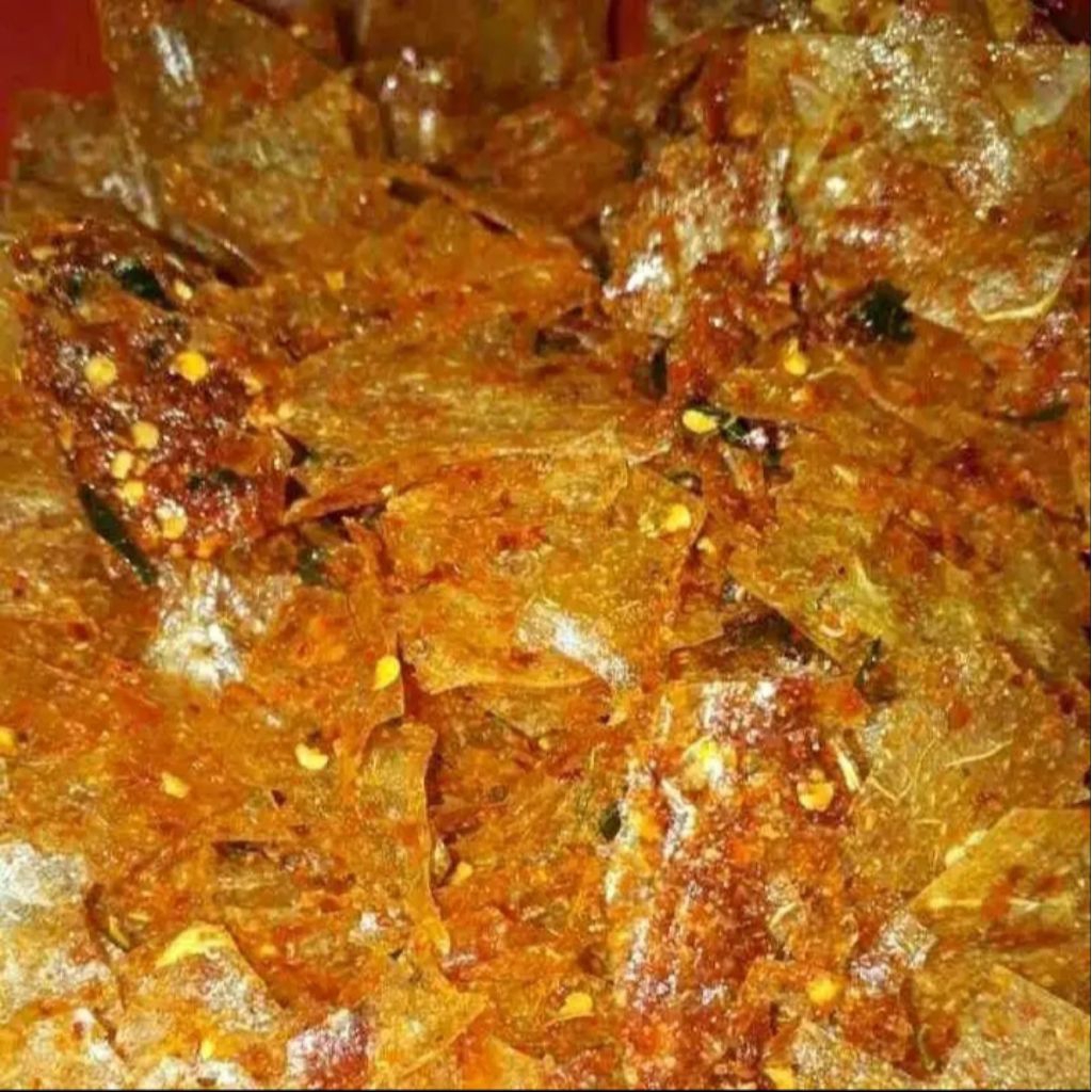 

Keripik kaca pedas renyah gurih aroma daun jeruk 500 gram